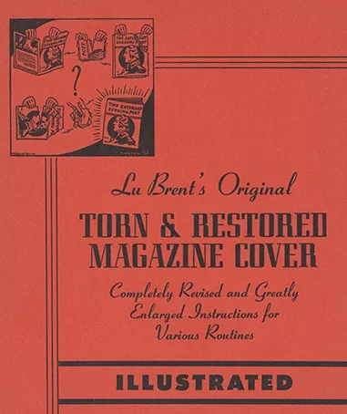 Torn & Restored Magazine Cover - Lu-Brent